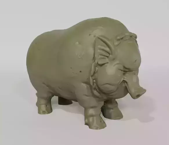 Alcancia de barro cocido terracota Java dinastia Majapahit