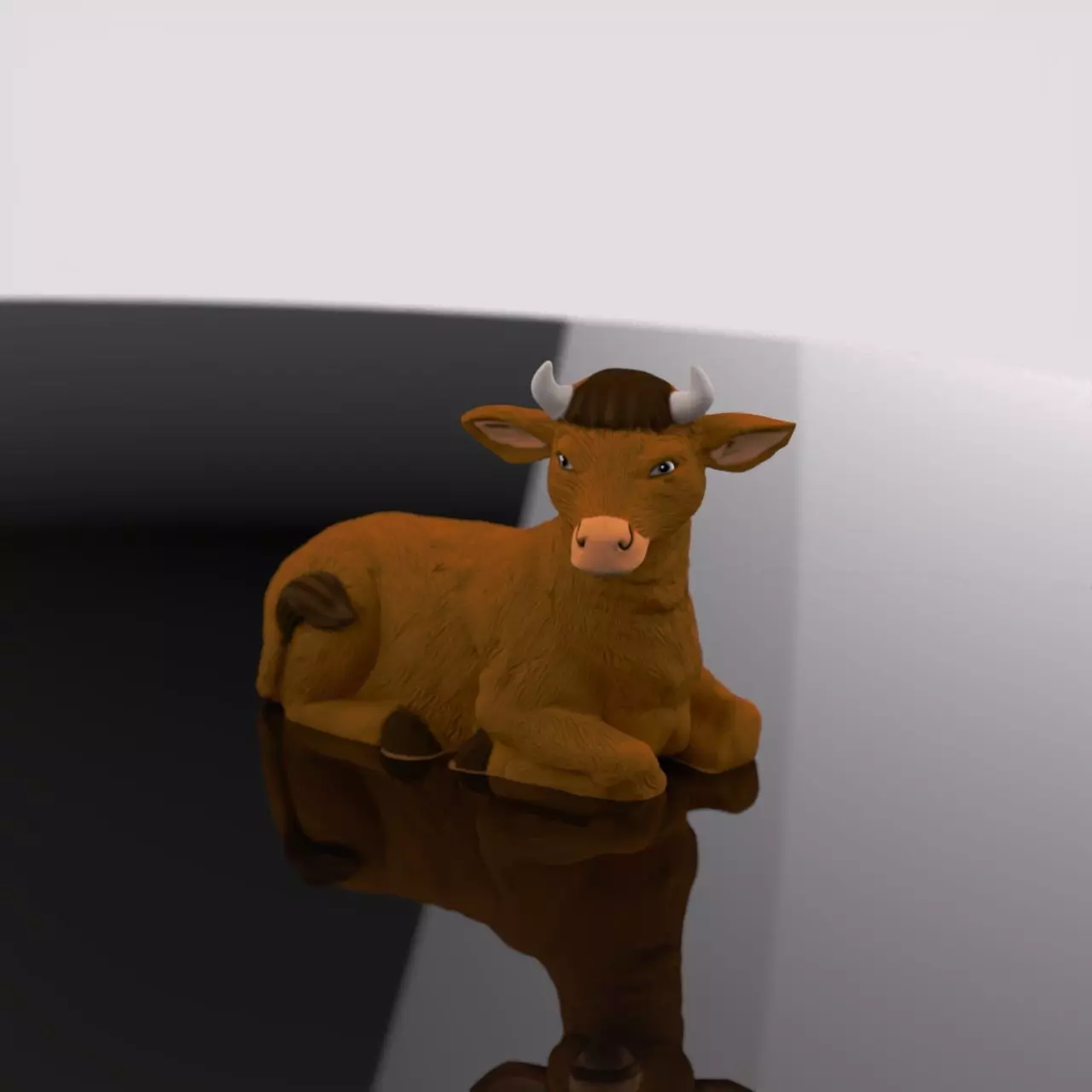 Christmas Manger Birth Pack Camel Ox Sheep Mule Animals 3D print model_5