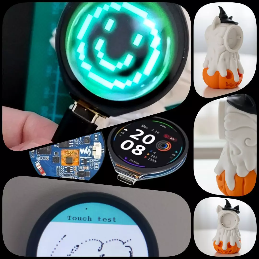 Ghost Candle Tech Powered Companion 3D print model_1