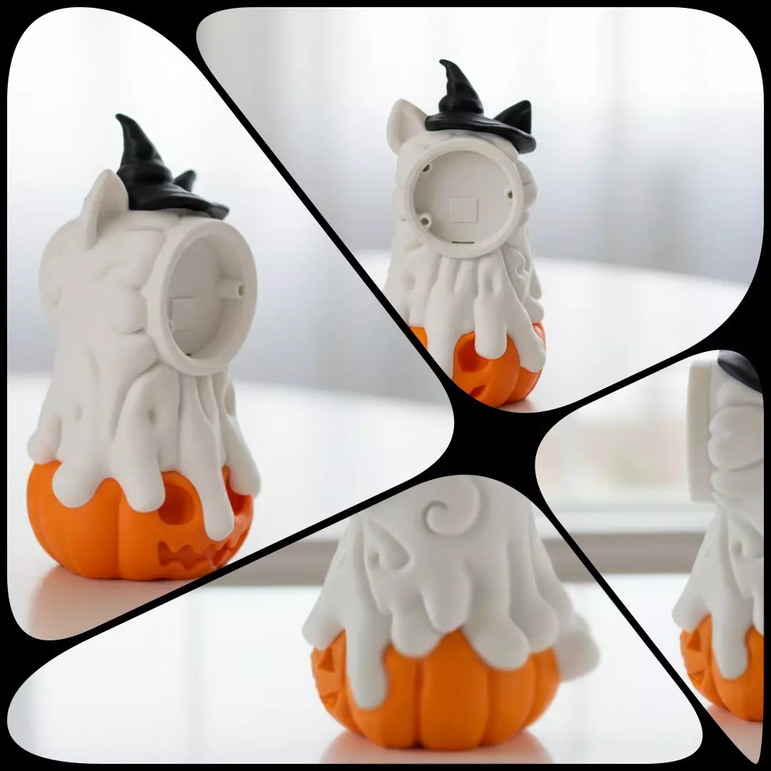 Ghost Candle Tech Powered Companion 3D print model_0