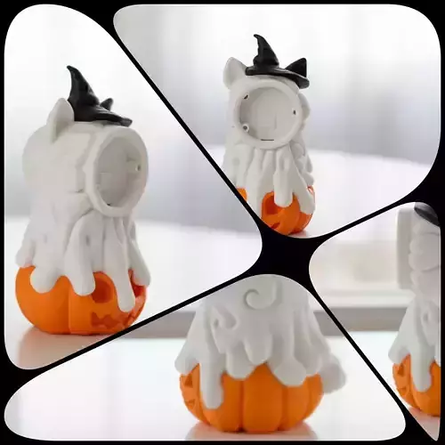 Ghost Candle Tech Powered Companion 3D print model