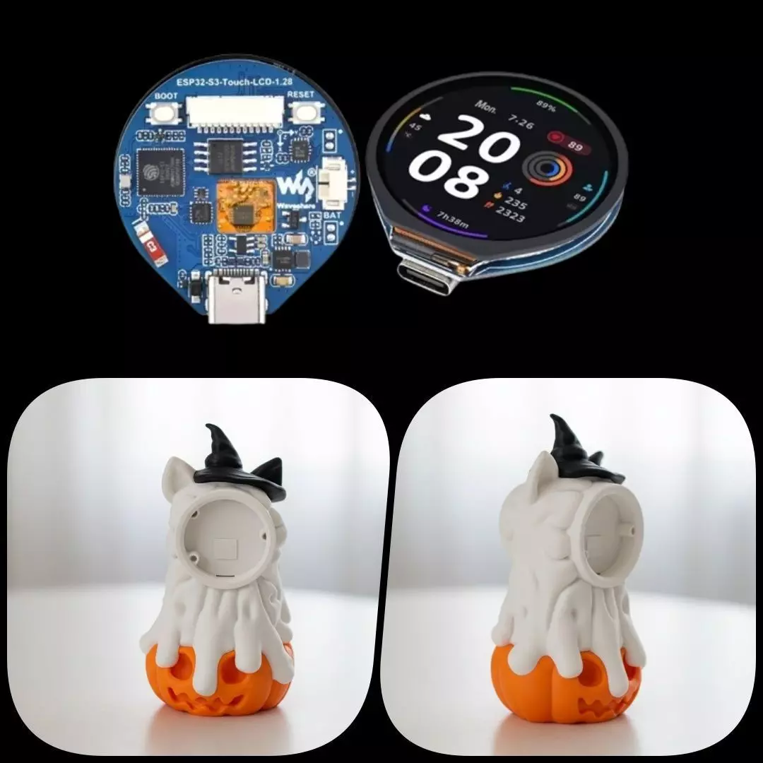 Ghost Candle Tech Powered Companion 3D print model_2