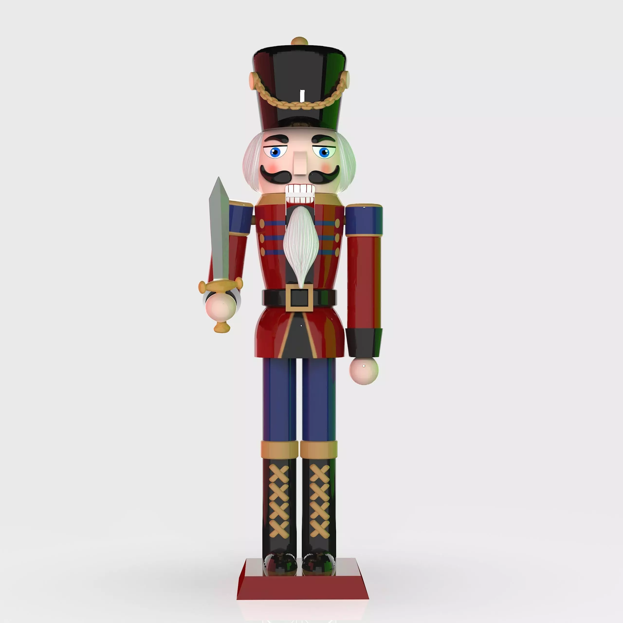 Sword Nutcracker  3D print model_0