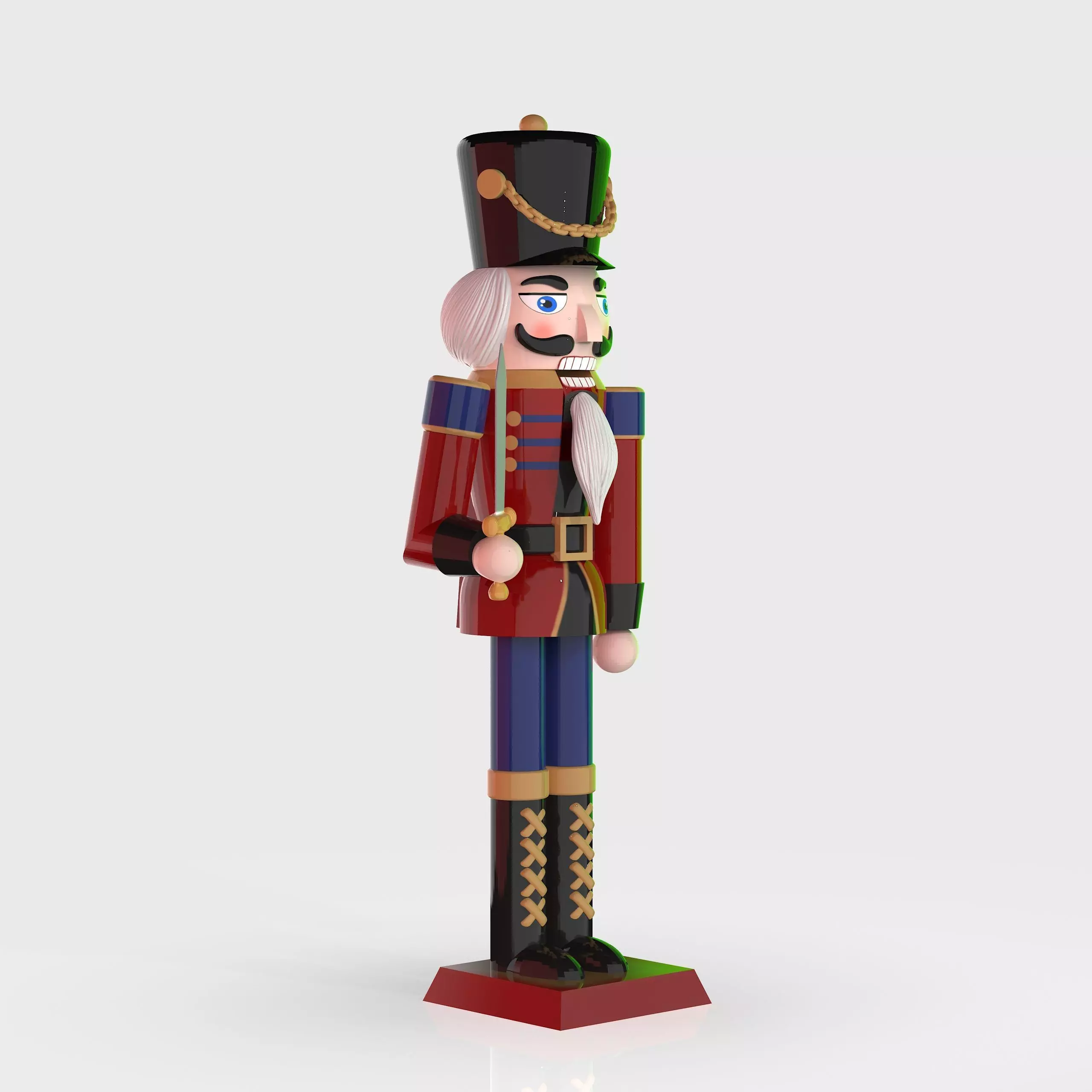 Sword Nutcracker  3D print model_2