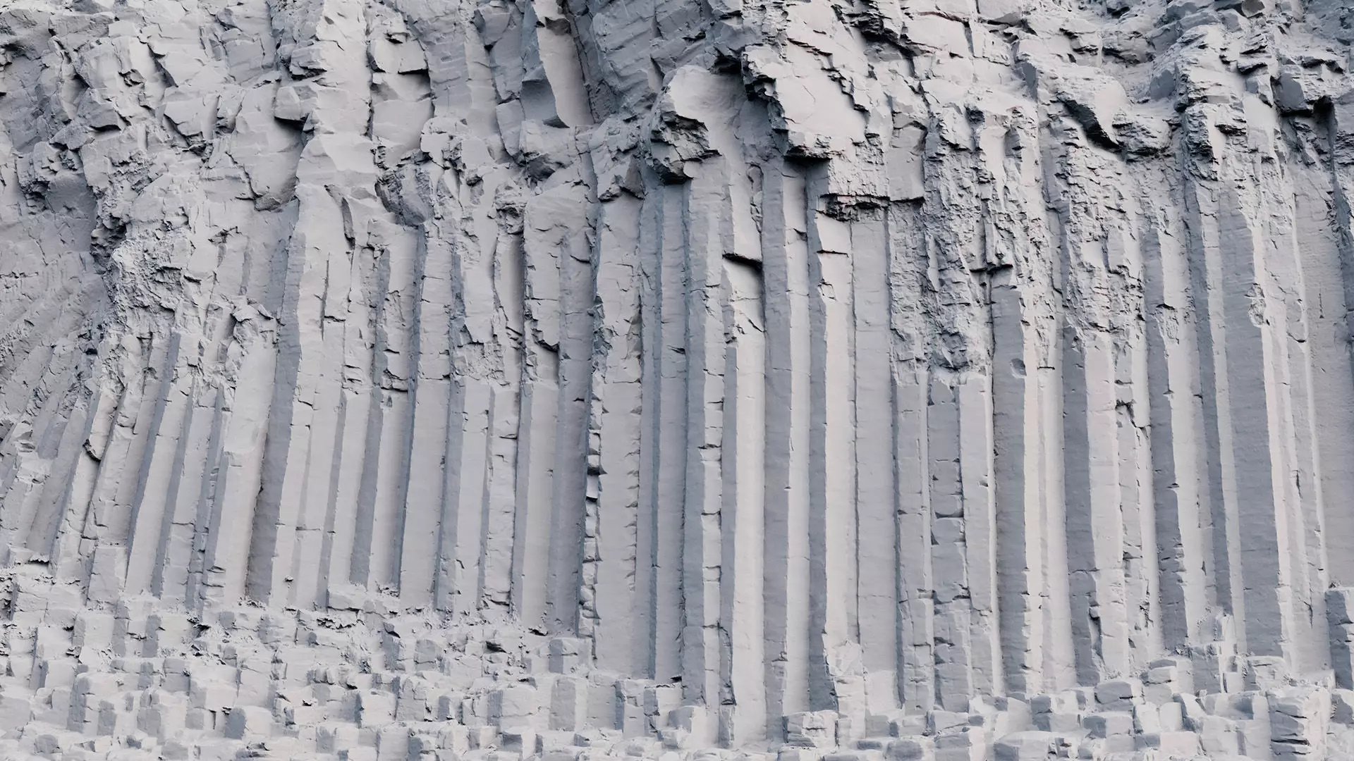 Basalt Cliff Rock Scan D Low-poly 3D model_14