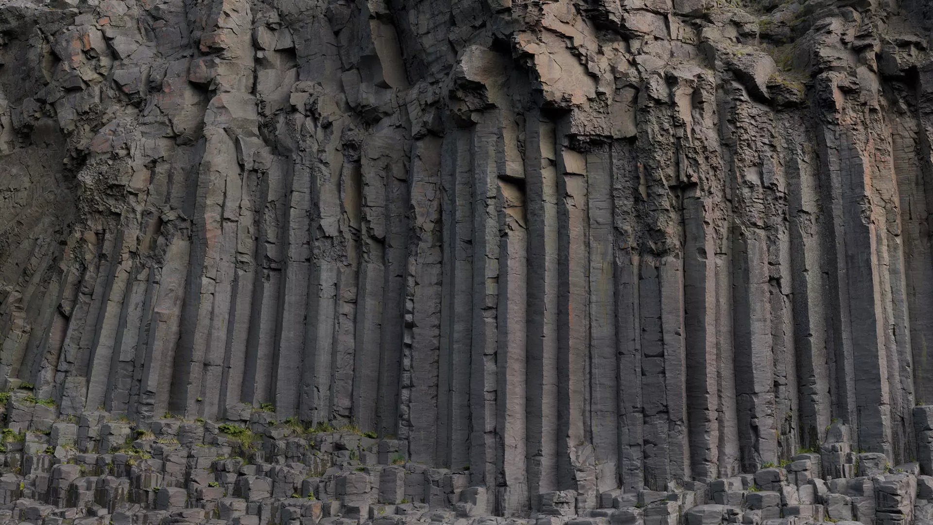 Basalt Cliff Rock Scan D Low-poly 3D model_16