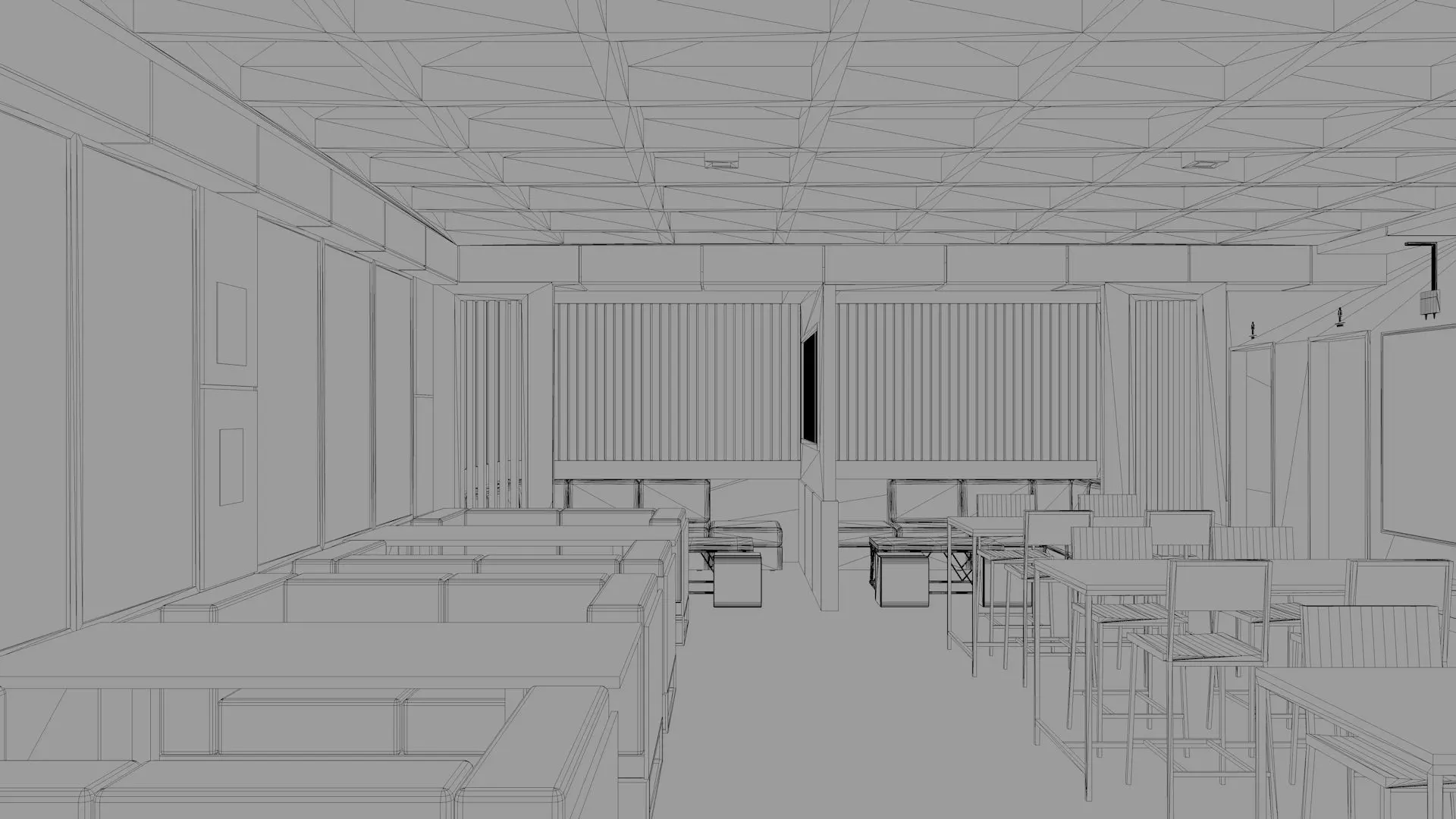 Coffee Shop 3D model_9