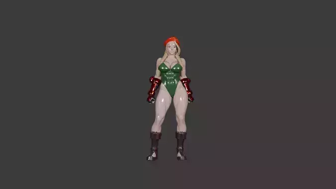 Cammy White  Street Fighter Inspired 3D Character Model  3D model