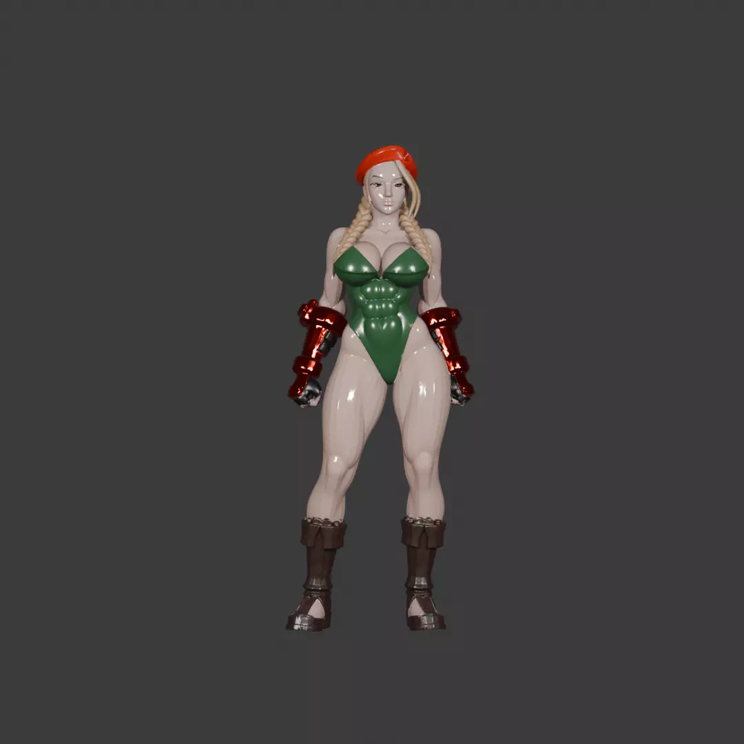 Cammy White  Street Fighter Inspired 3D Character Model  3D model_2