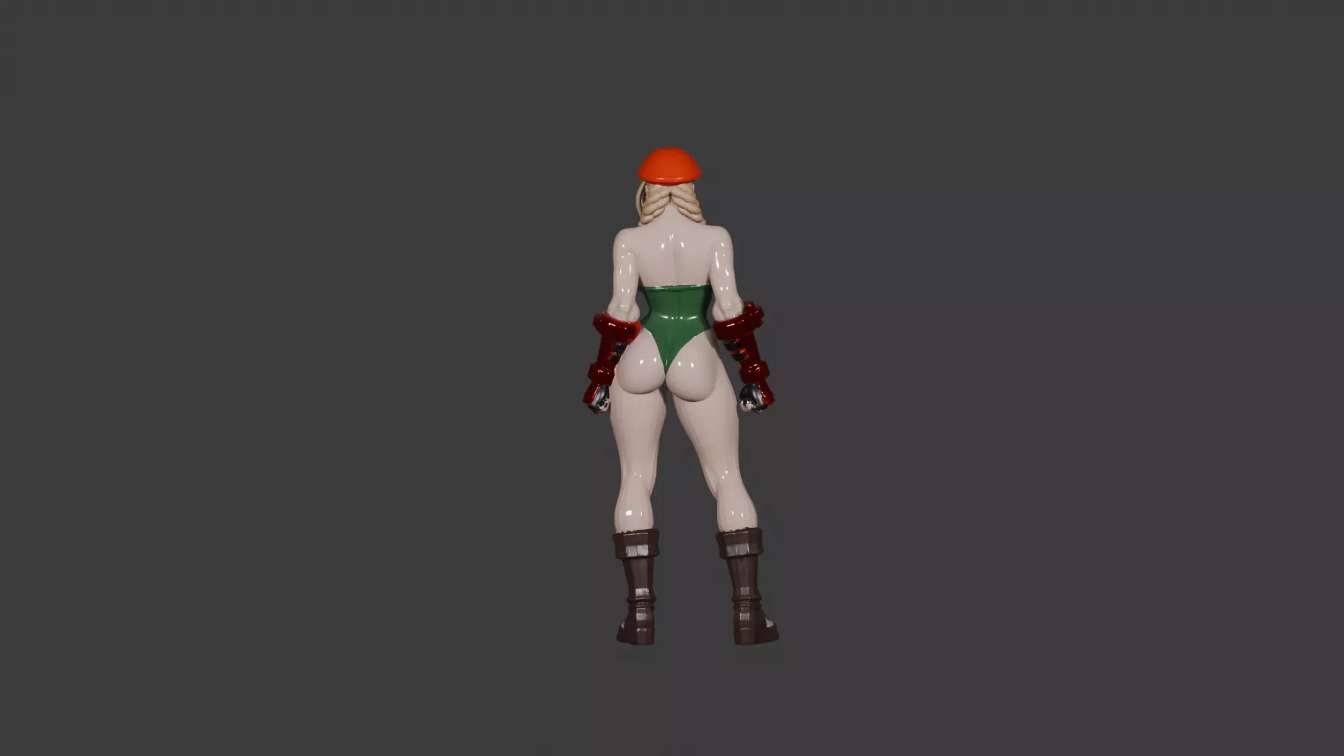 Cammy White  Street Fighter Inspired 3D Character Model  3D model_1