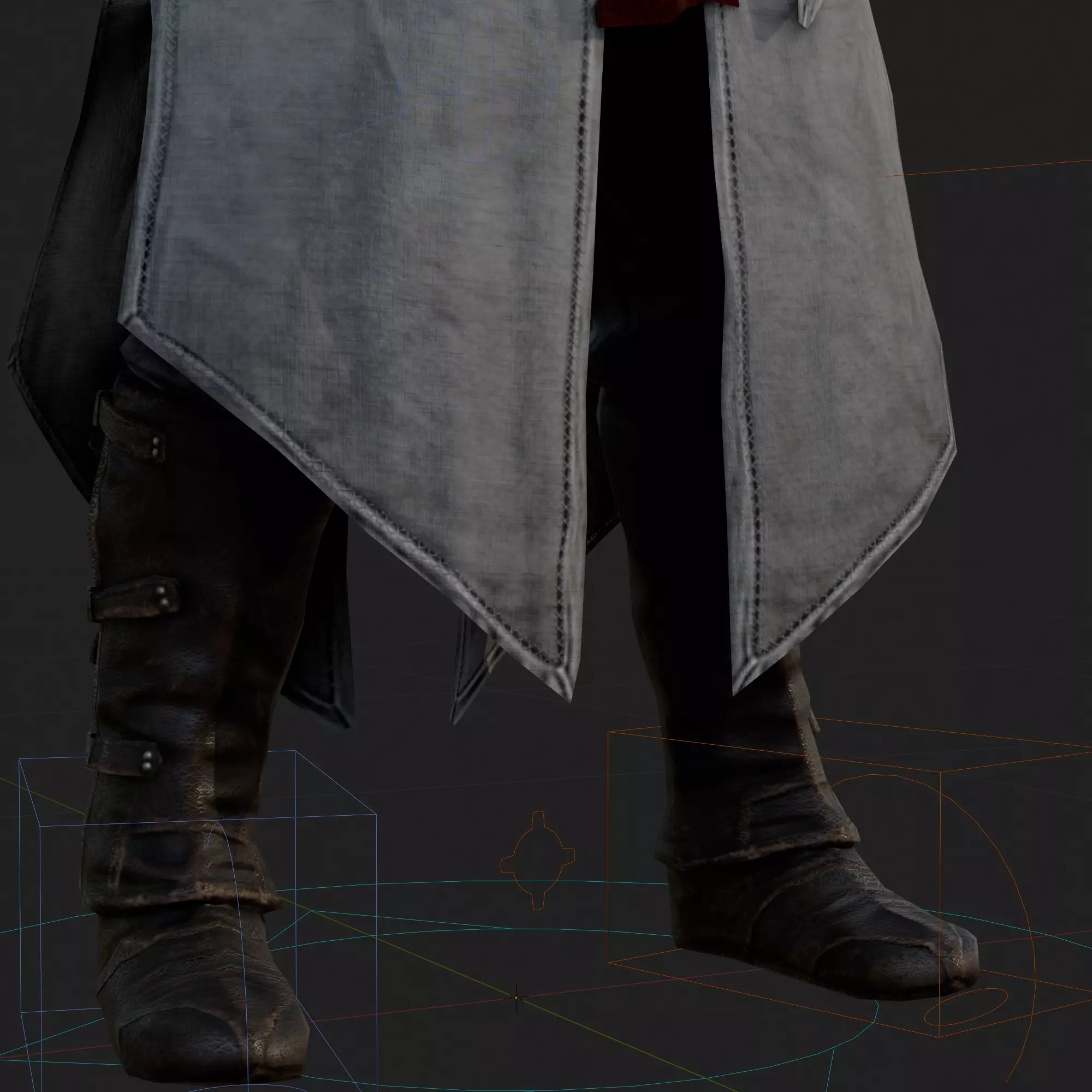 Altair 3D Model Assassins Creed Rigged PBR Blender FBX OBJ Low-poly 3D model_5