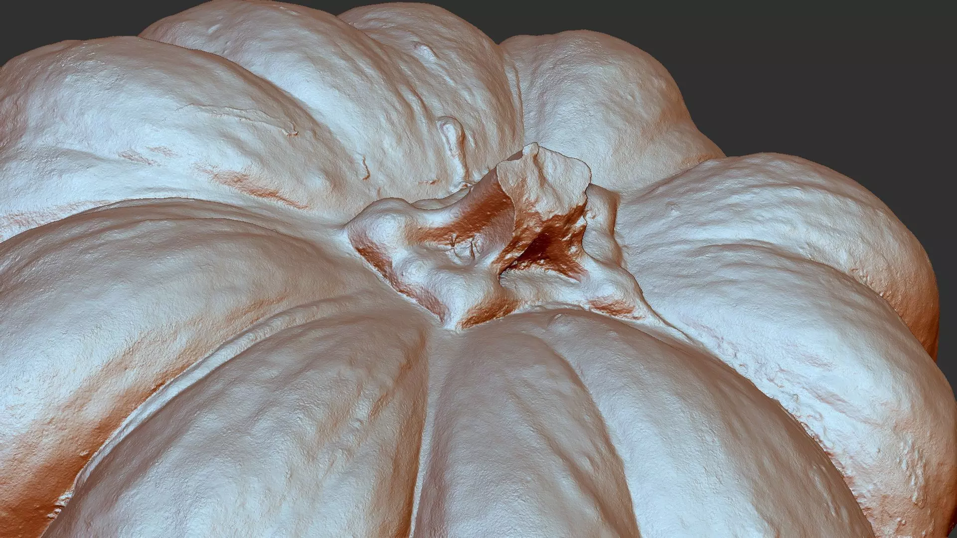 Pumpkin ZBrush engraving highpoly 3D model_6