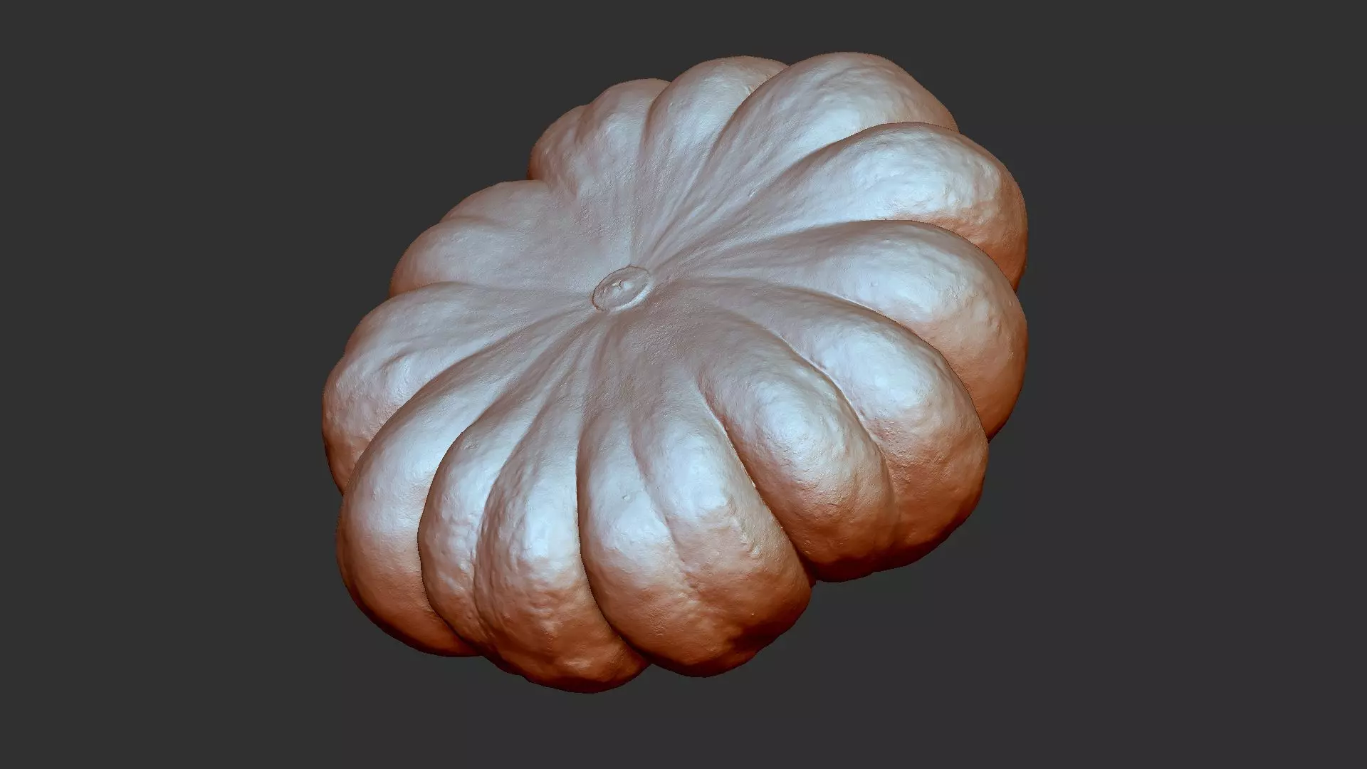 Pumpkin ZBrush engraving highpoly 3D model_3