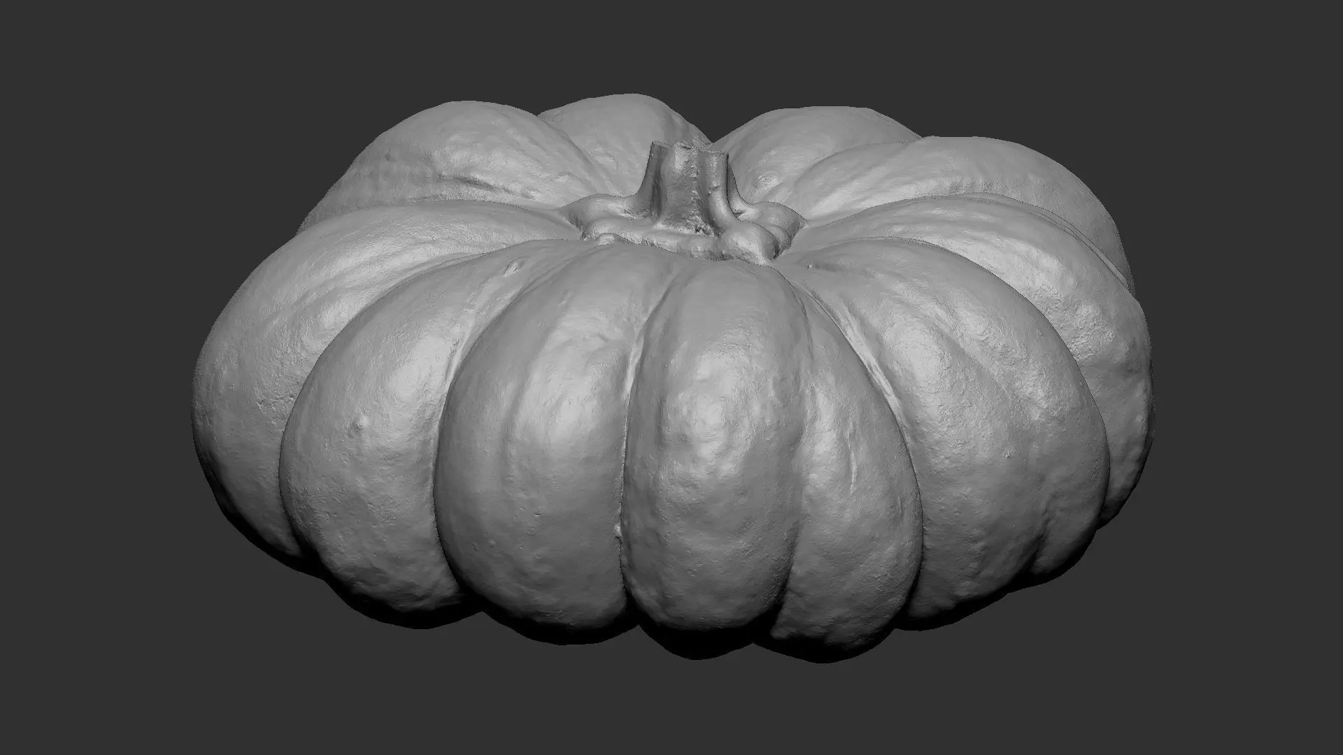Pumpkin ZBrush engraving highpoly 3D model_15