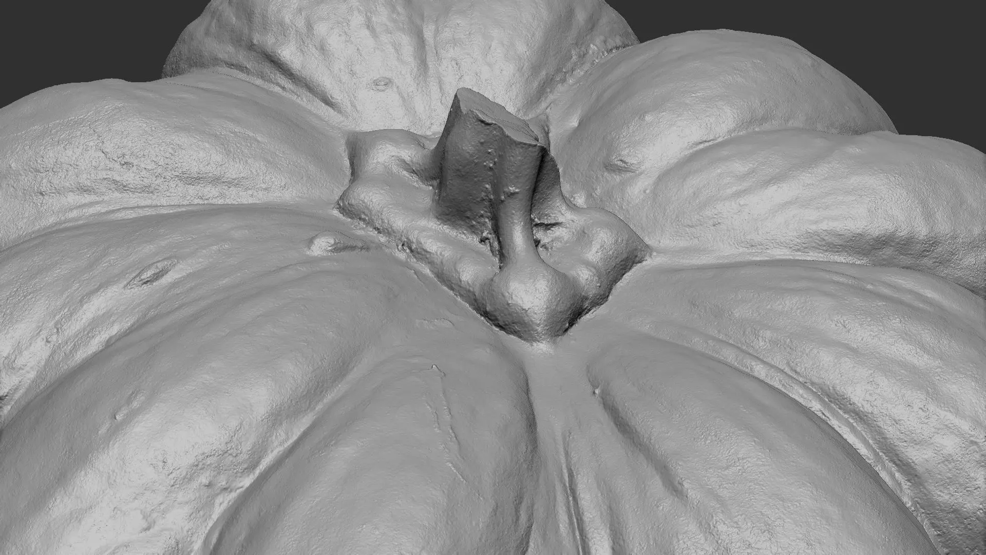 Pumpkin ZBrush engraving highpoly 3D model_12