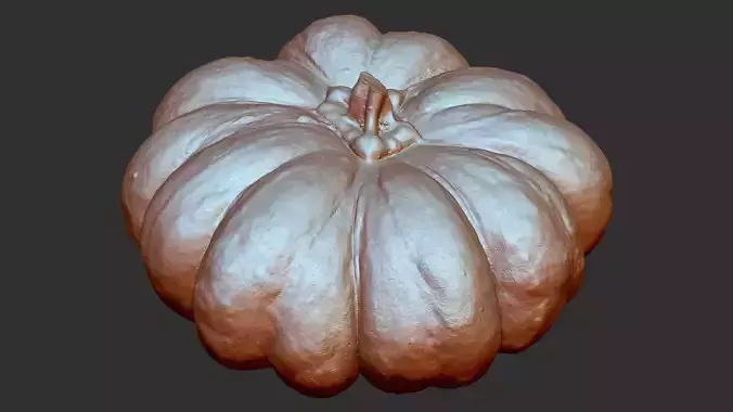 Pumpkin ZBrush engraving highpoly