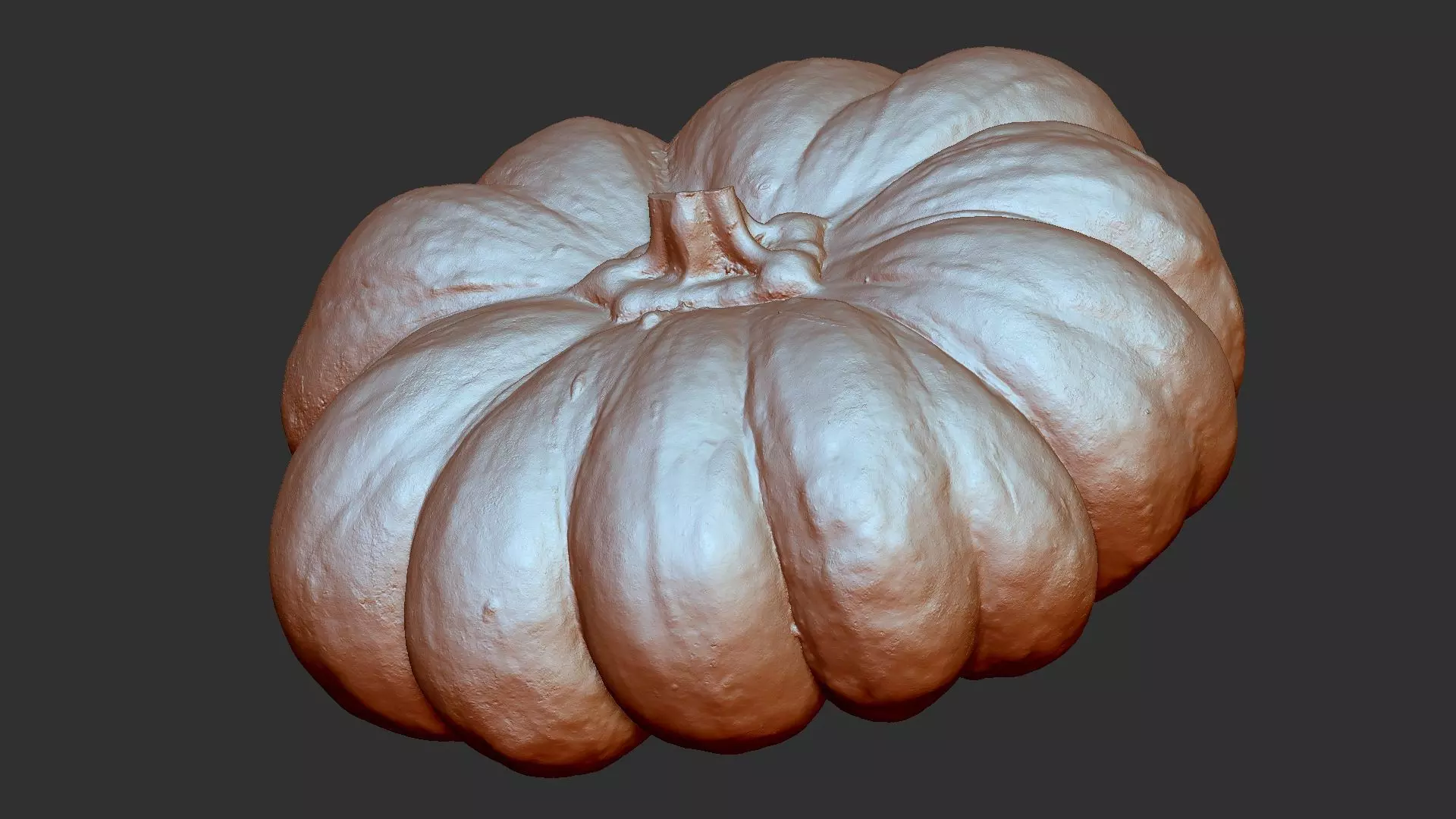 Pumpkin ZBrush engraving highpoly 3D model_1