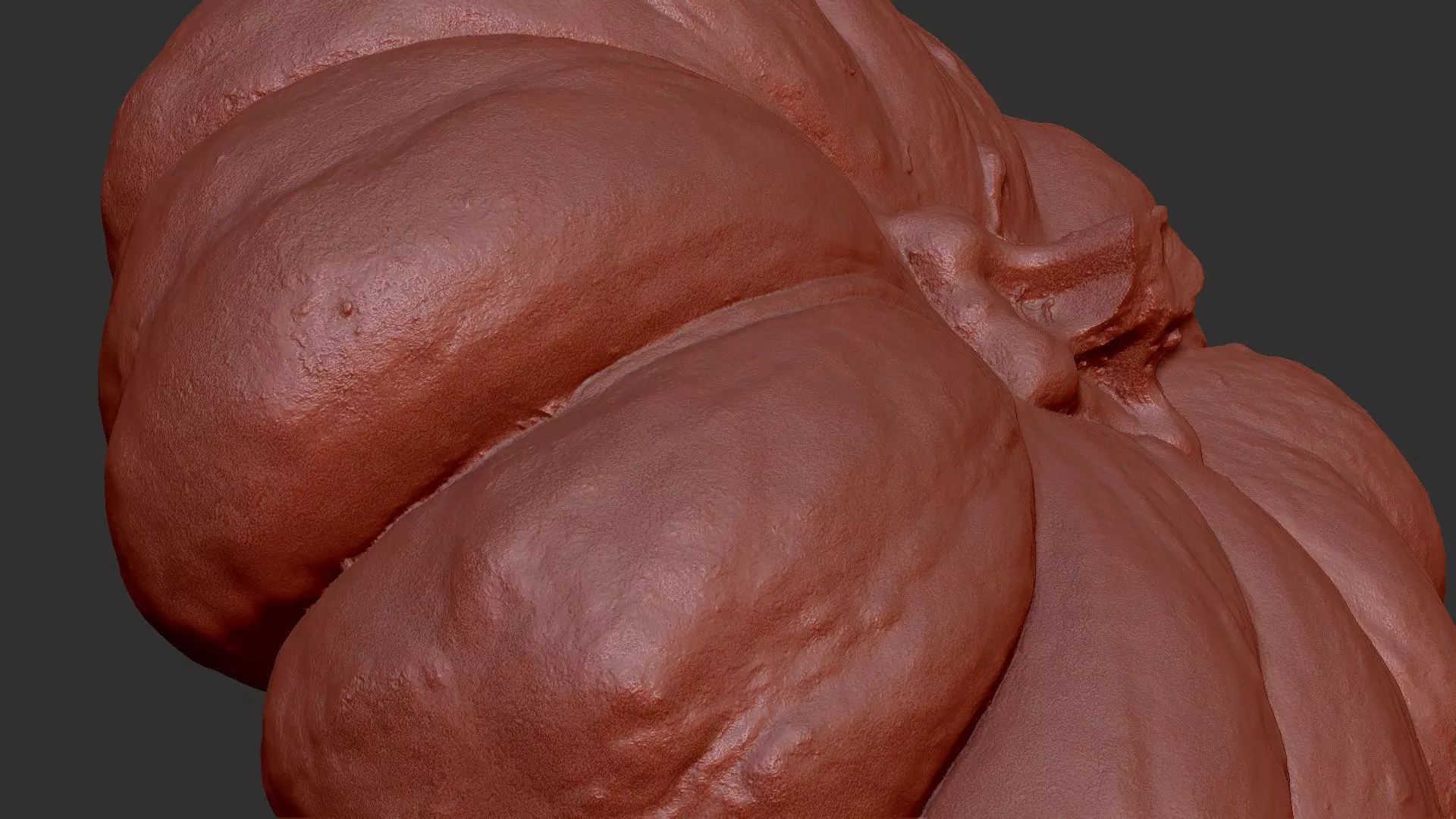 Pumpkin ZBrush engraving highpoly 3D model_19