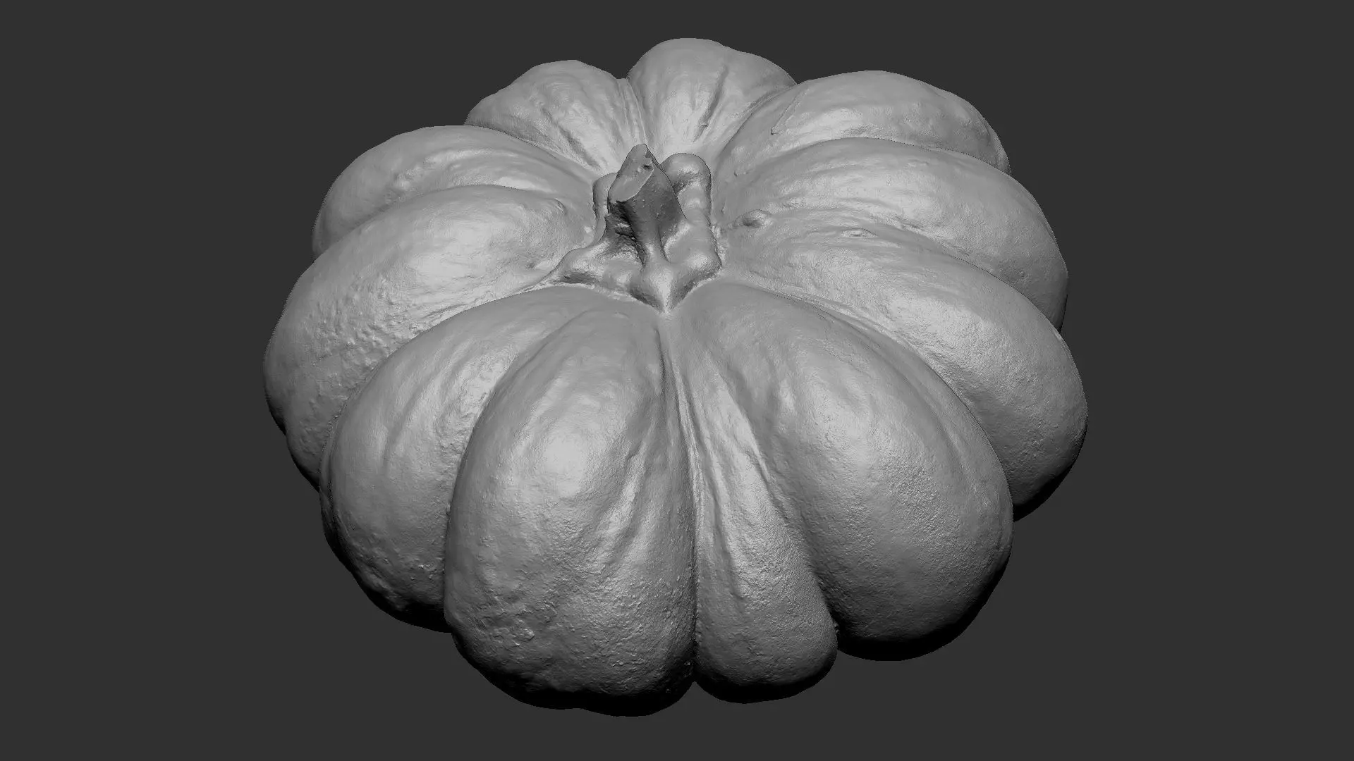 Pumpkin ZBrush engraving highpoly 3D model_9