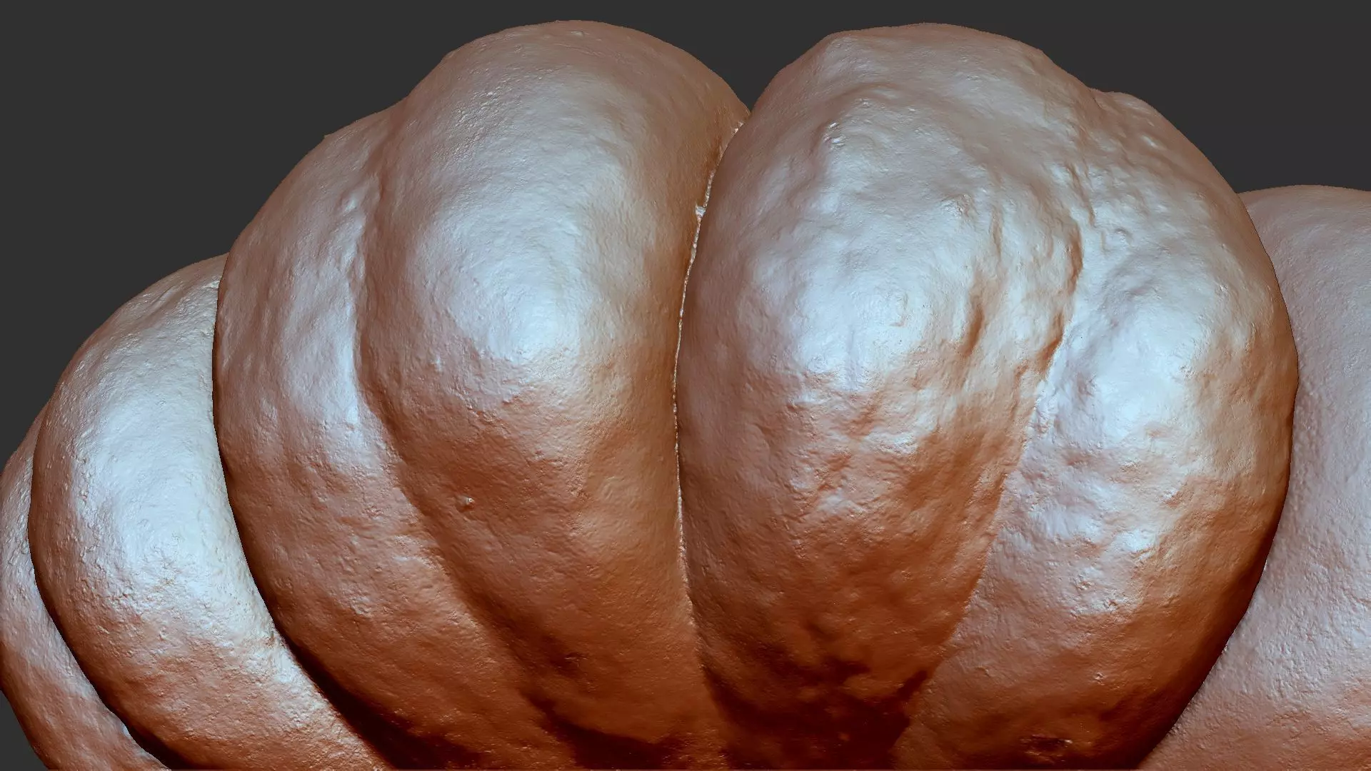 Pumpkin ZBrush engraving highpoly 3D model_7