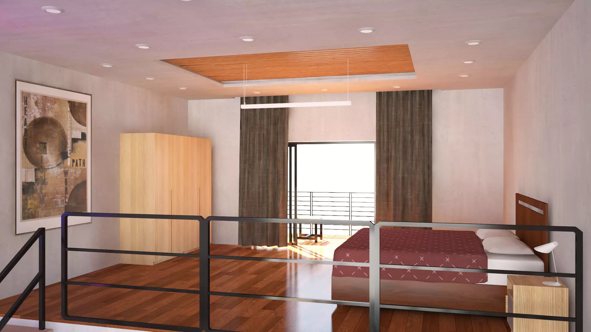 Duplex House Interior 3D model_8