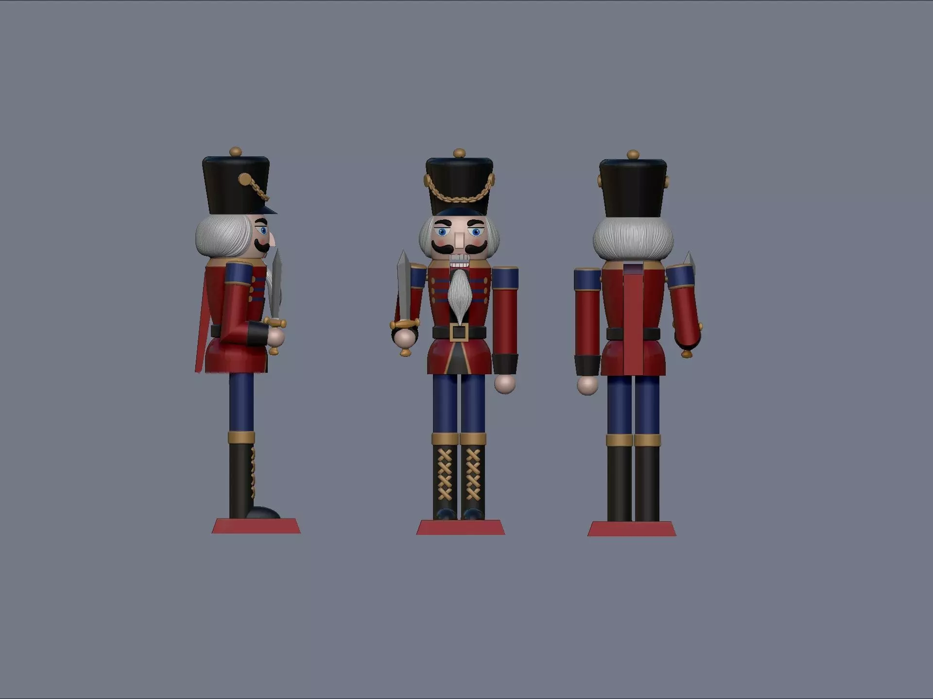 Nutcracker pack 3D print model_12