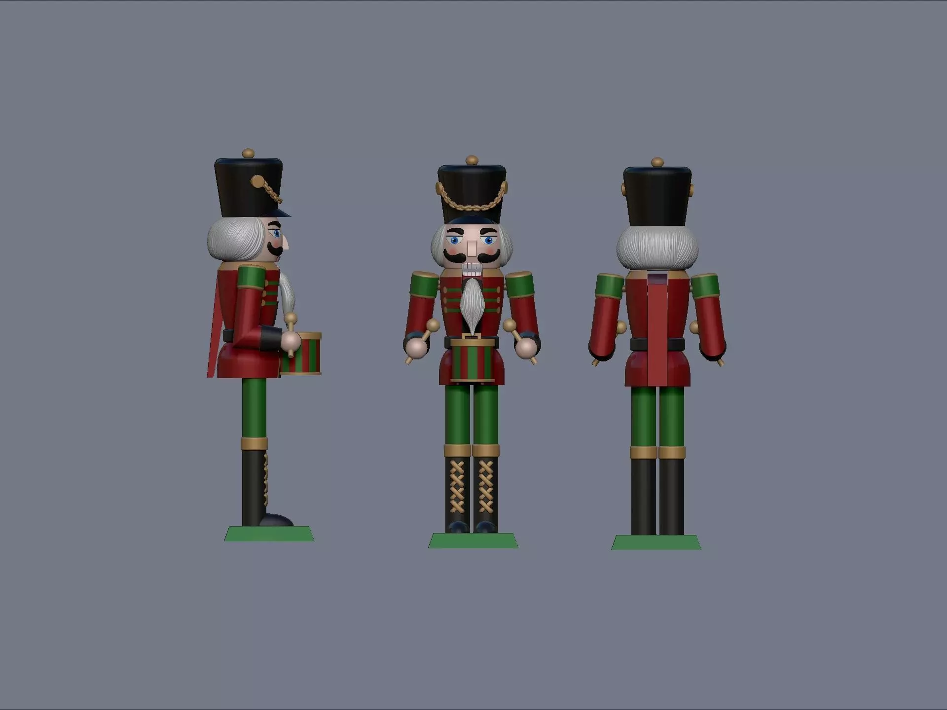 Nutcracker pack 3D print model_8