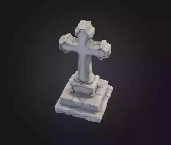 Ancient Stone Cross Monument