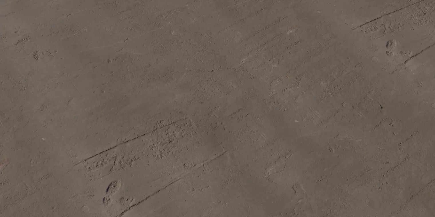 Realistic Brown Old Concrete Ground PBR Texture Texture_1