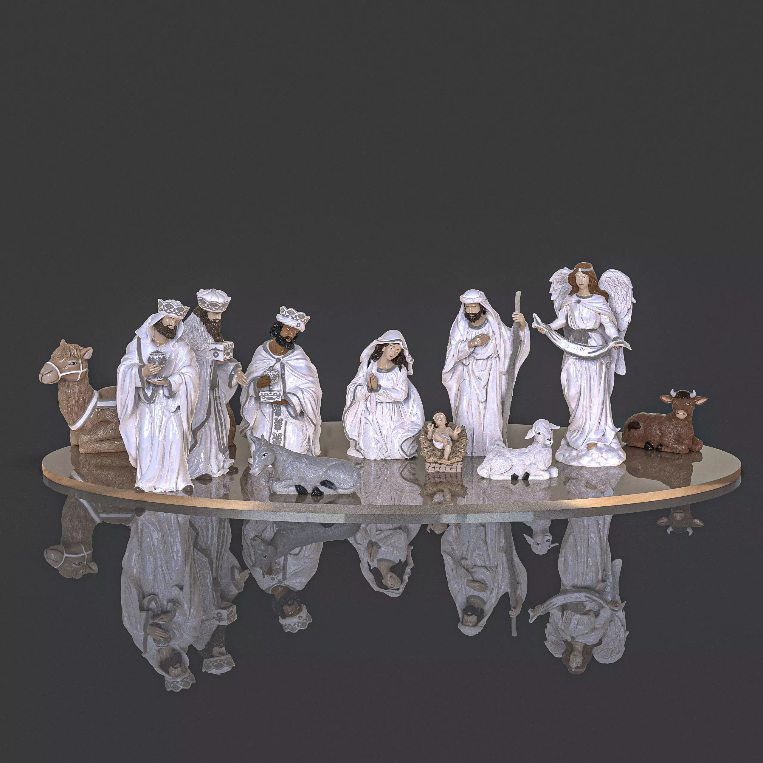 Complete Pack Birth Christmas Manger 3D print model_0