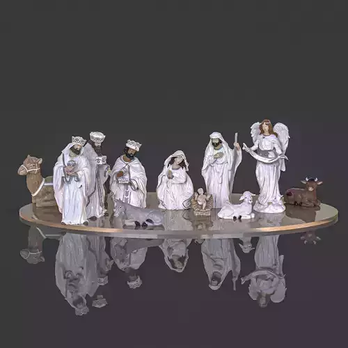 Complete Pack Birth Christmas Manger