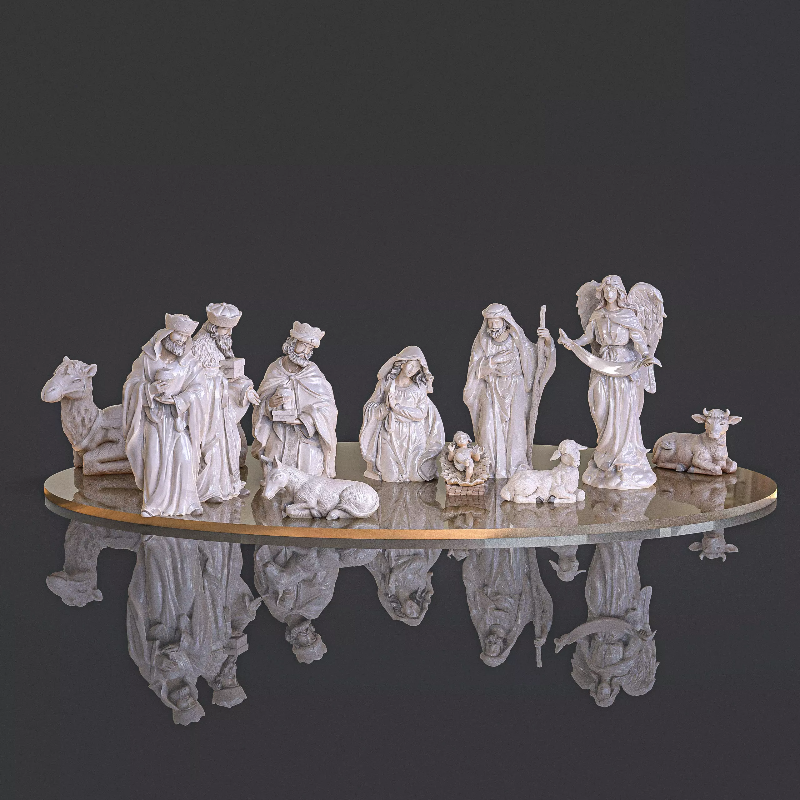 Complete Pack Birth Christmas Manger 3D print model_15