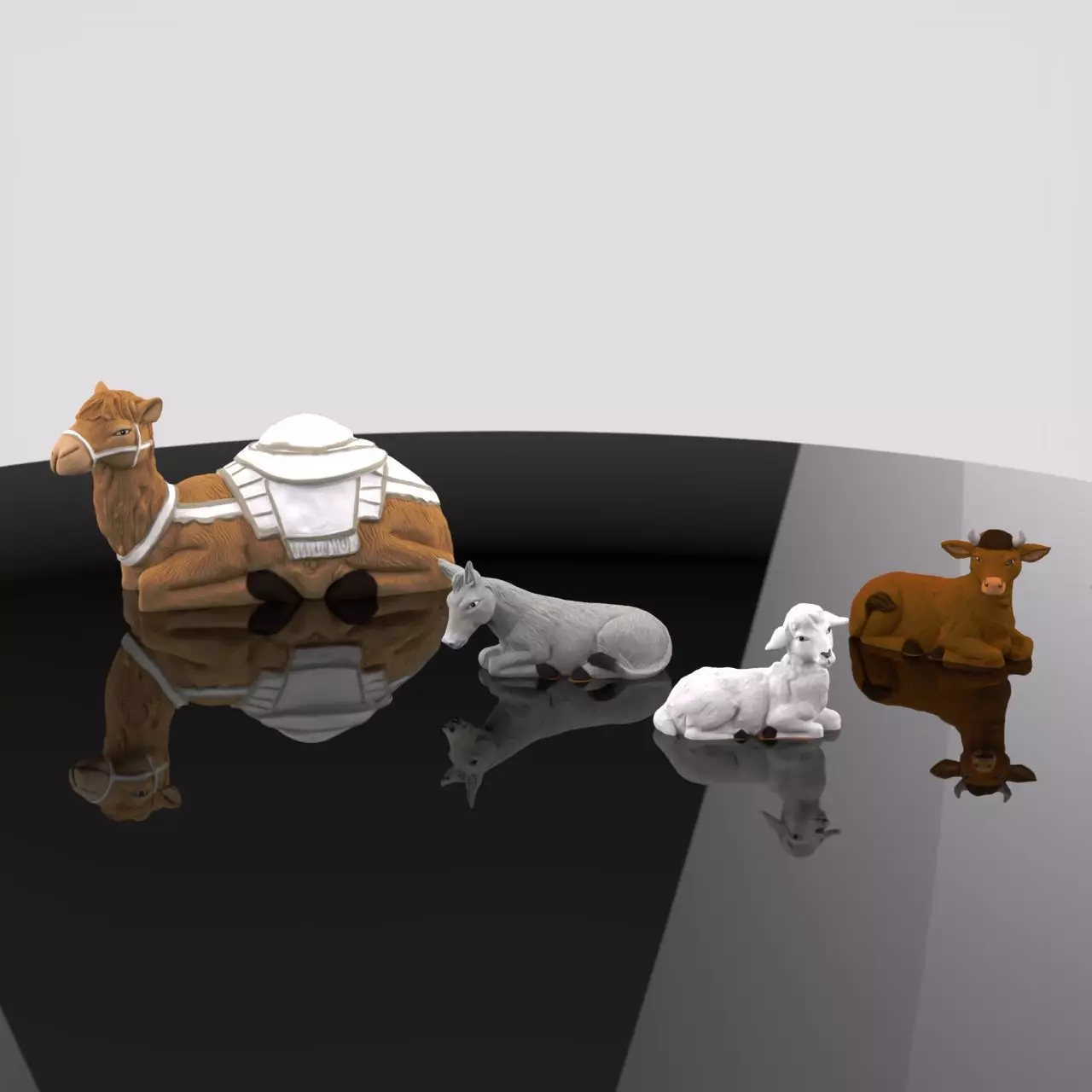 Complete Pack Birth Christmas Manger 3D print model_17