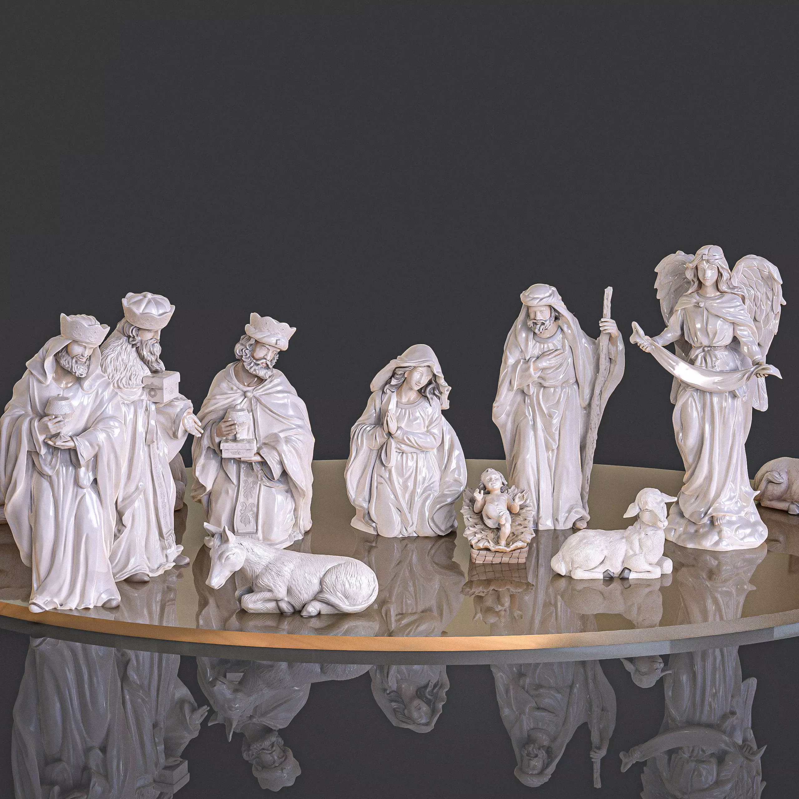 Complete Pack Birth Christmas Manger 3D print model_16