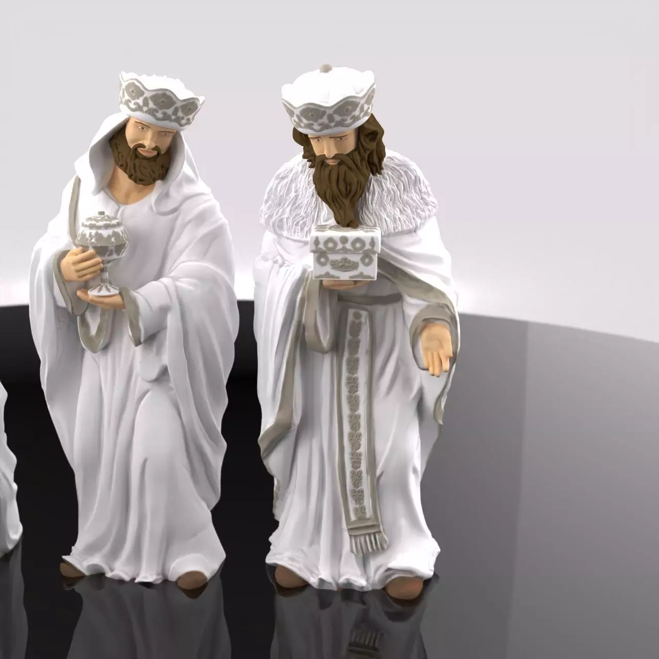 Complete Pack Birth Christmas Manger 3D print model_12