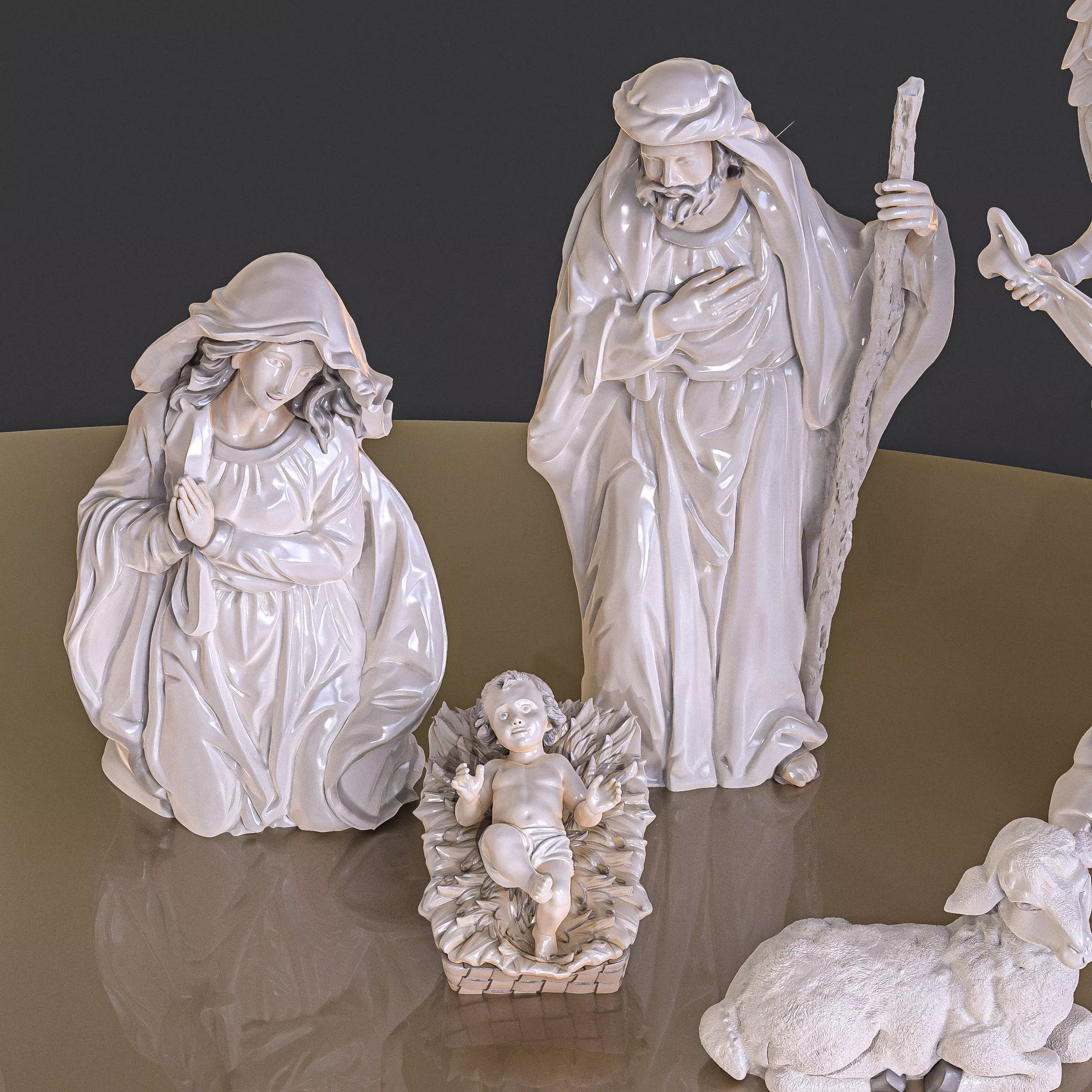 Complete Pack Birth Christmas Manger 3D print model_22