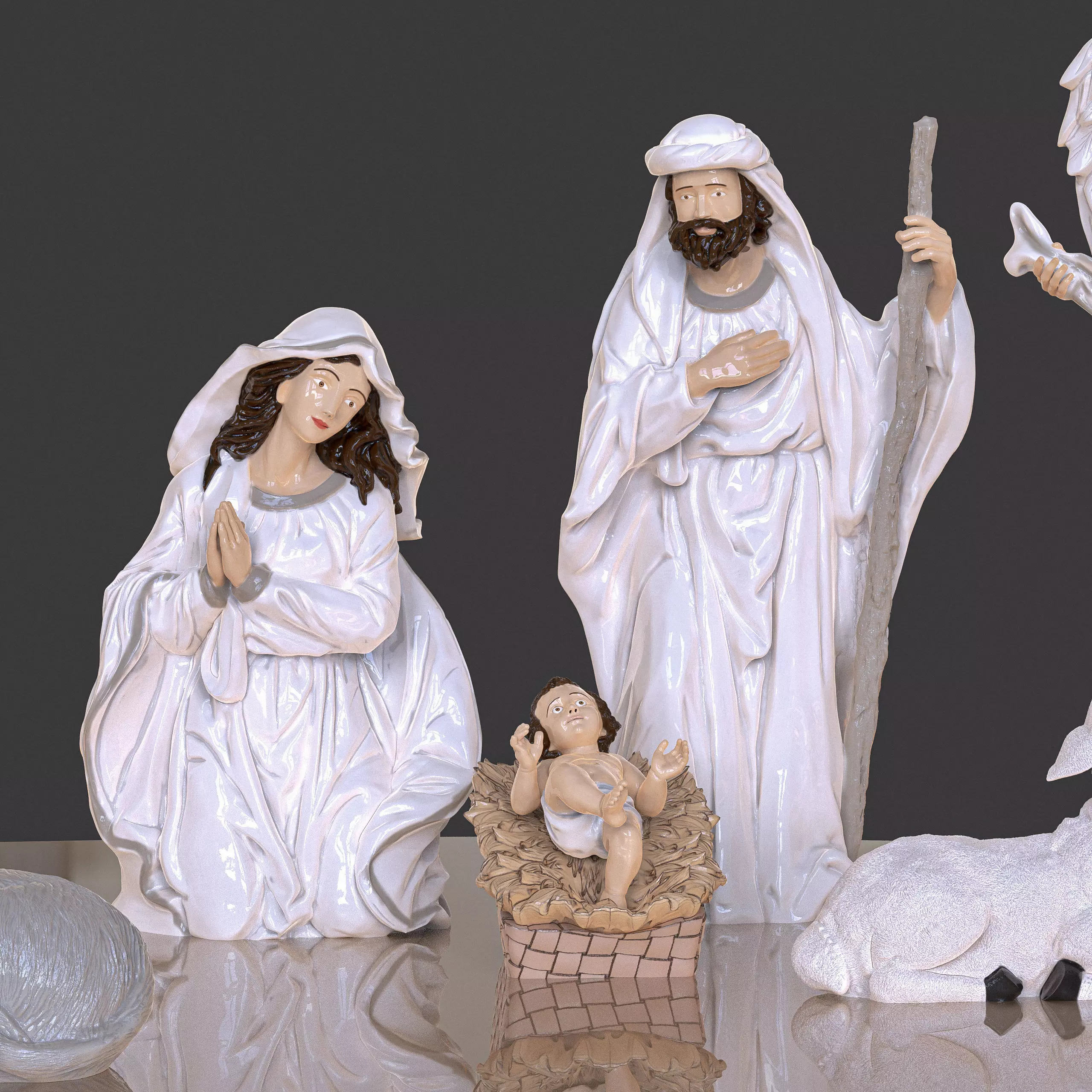 Complete Pack Birth Christmas Manger 3D print model_2