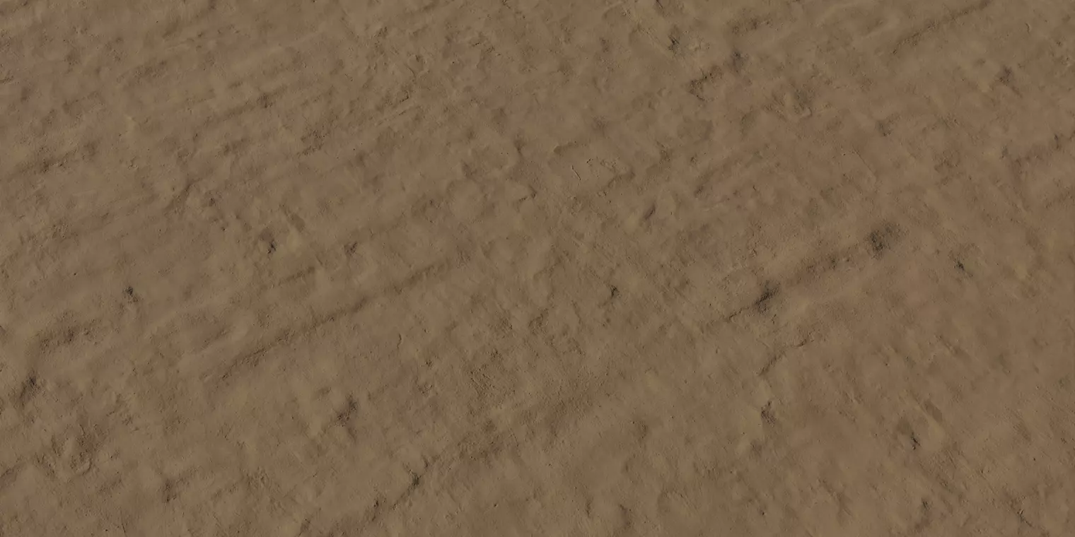 Realistic Dry Brown Soil Ground PBR Texture Texture_1