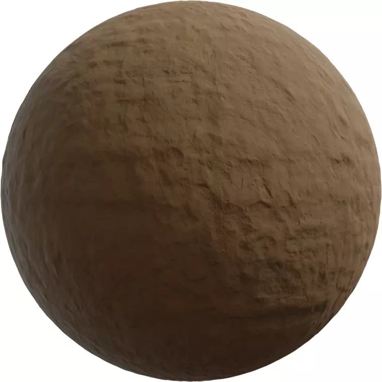 Realistic Dry Brown Soil Ground PBR Texture Texture_0