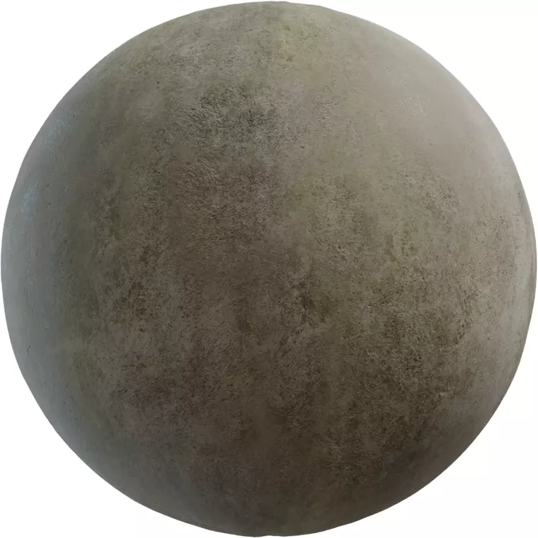 Mossy Aged Concrete Wall PBR Texture Texture_0