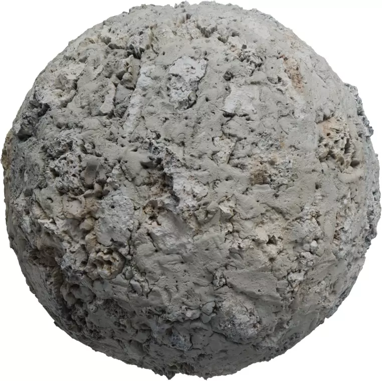 Broken Cracked Rough Concrete Surface Texture_0