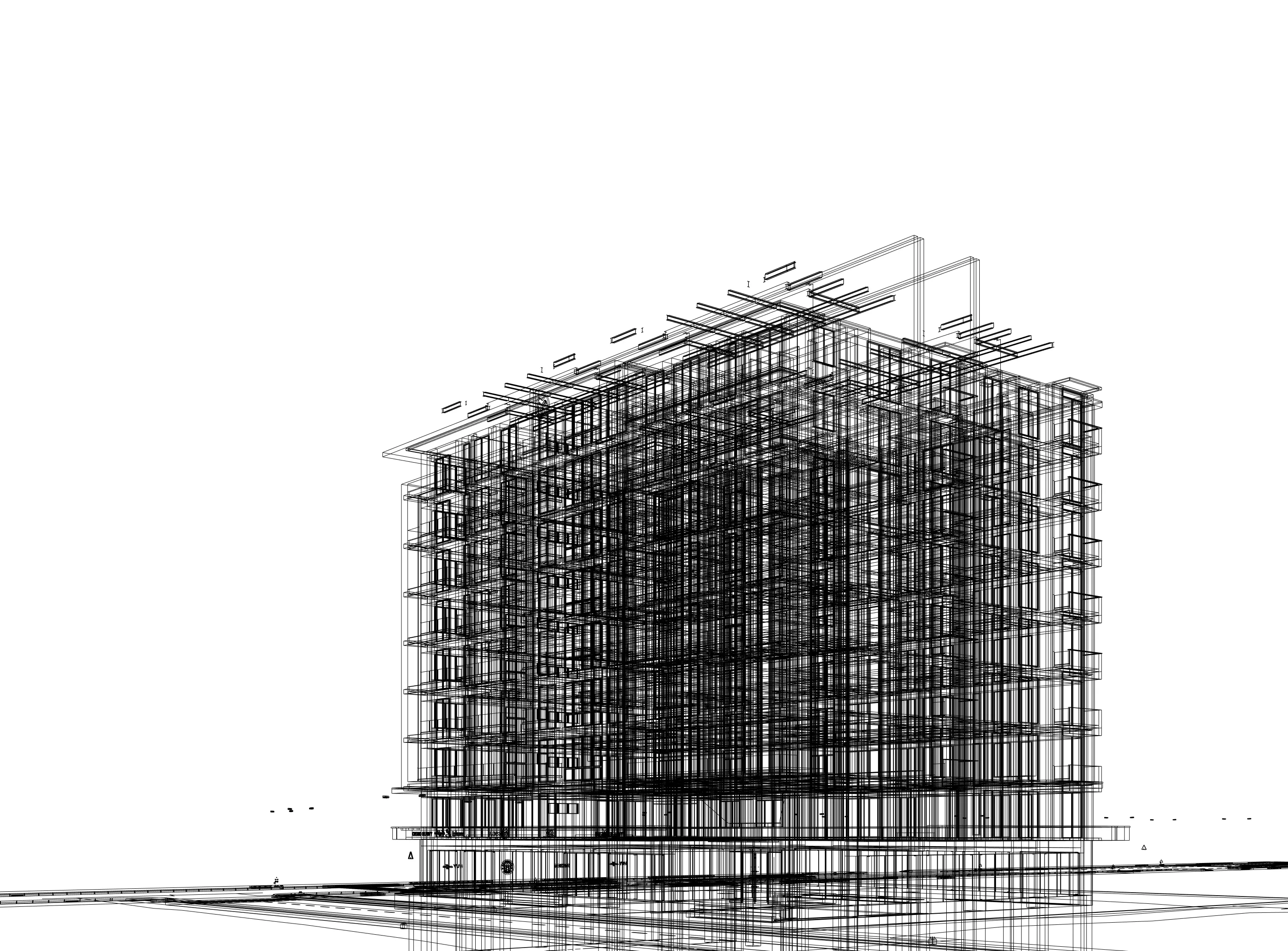 Modern Apartment Exterior 3D model_21