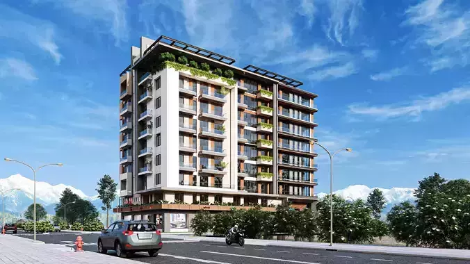 Modern Apartment Exterior