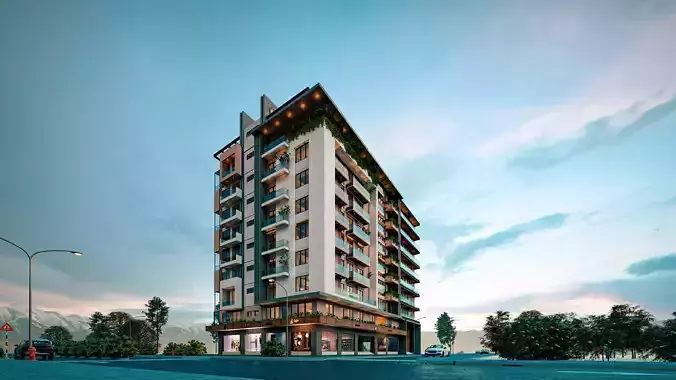 Modern Apartment Exterior