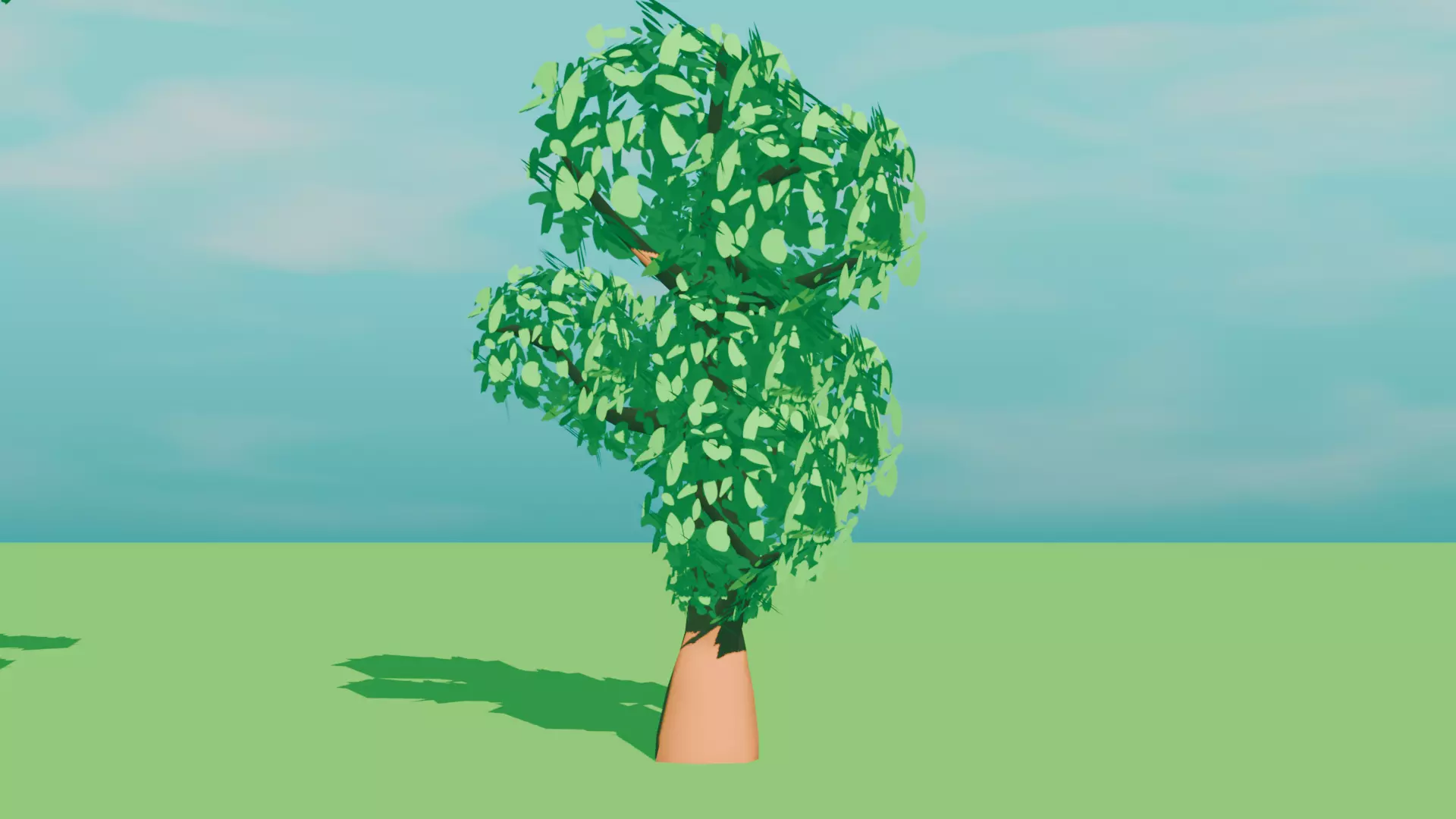 Low Poly Styalized Tree Pack for Games or Animation Low-poly 3D model_5