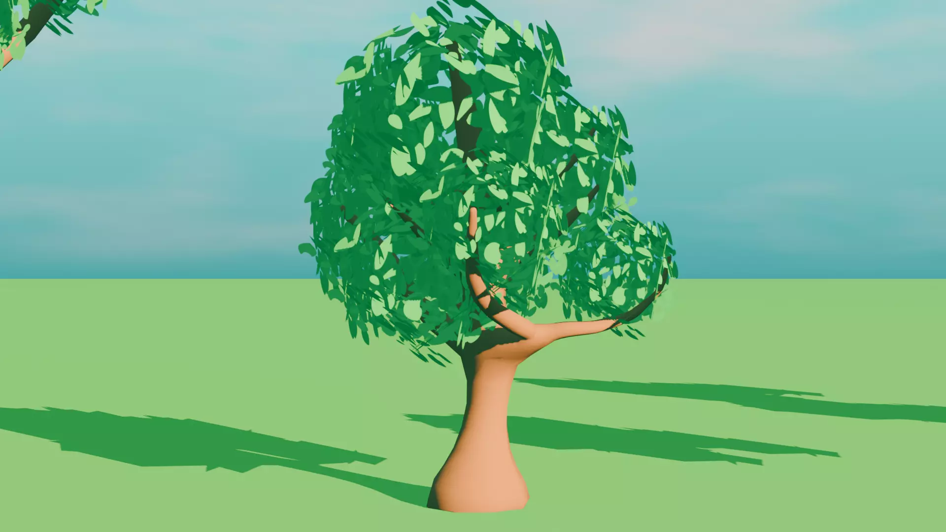 Low Poly Styalized Tree Pack for Games or Animation Low-poly 3D model_8