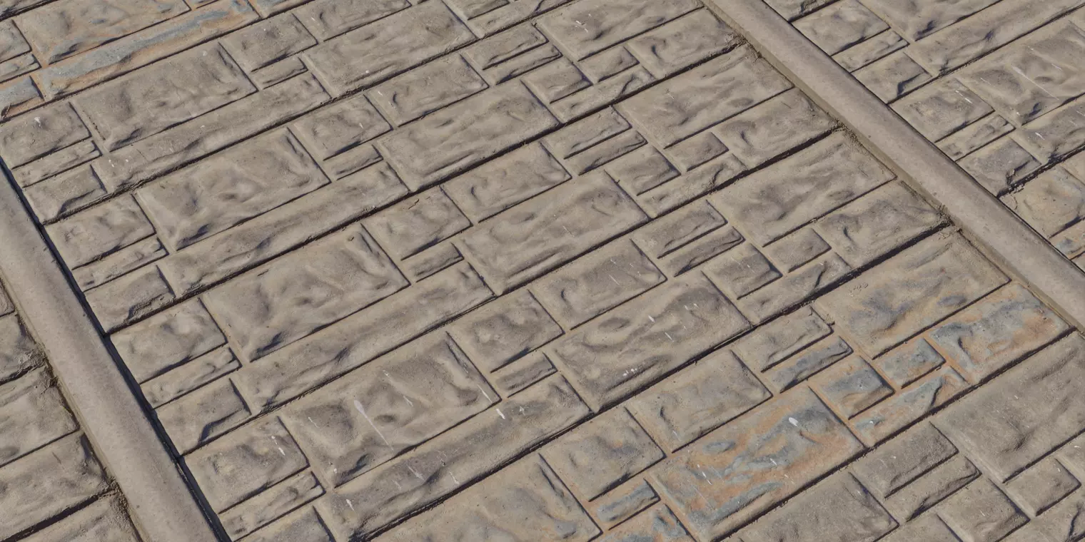 Stamped Concrete Pavers Texture_1