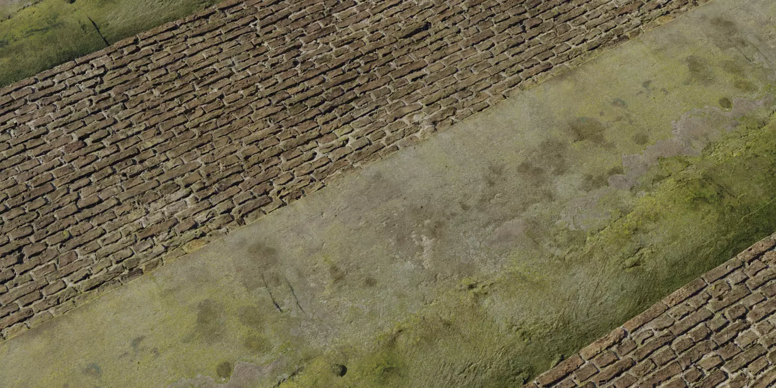 Half Brick Half Plaster Wall Texture_1