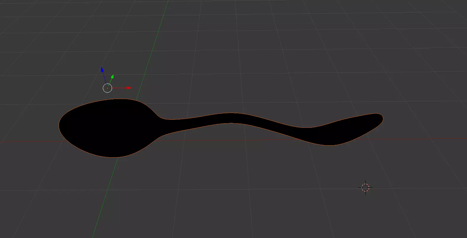 The spoon Low-poly 3D model_2