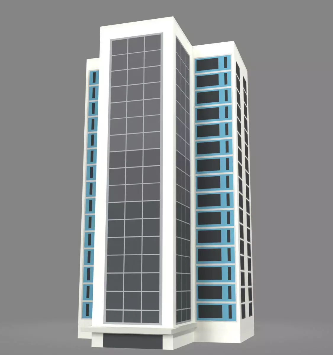 Building Pack Low poly 3D model_4